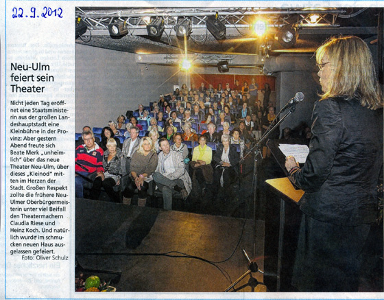 Neu-Ulm feiert sein Theater