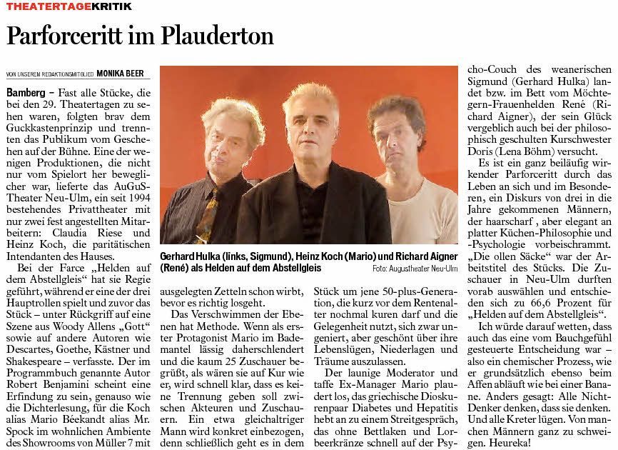 Plakat zu Helden auf dem Abstellgleis